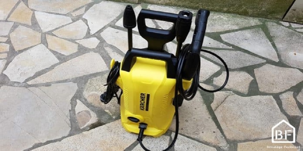 Illustration of 2 in 1 pressure washer